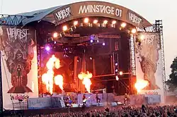 Iron Maiden au Hellfest 2014.