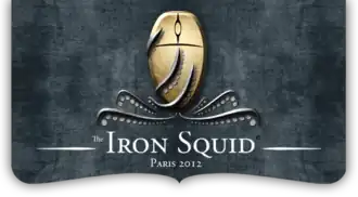 Le logo de l'Iron Squid représente une souris informatique entourée de tentacules.