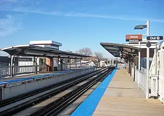 La station Irving Park