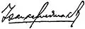 Signature de Isaías Medina Angarita