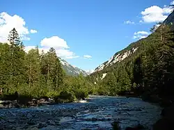 L'Isar dans la vallée de Hinterau.