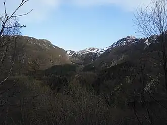 Vallée de l'Isdalen où le corps a été retrouvé.