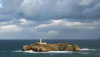 Île de Mouro et son phare.