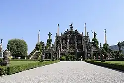 L'amphithéâtre baroque du palais Borromée.