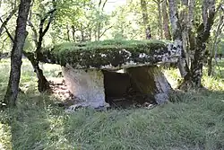 Dolmen de Gabaudet n°1 arrière
