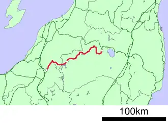 Voir la carte de la ligne.