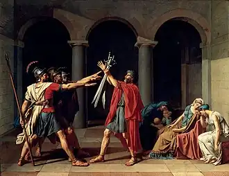Le Serment des Horaces,Jacques-Louis David