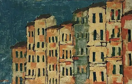 St-Tropez (1957). (50&nbsp;×&nbsp;77&nbsp;cm)