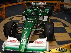 Photo de la Jaguar R1 d'Irvine