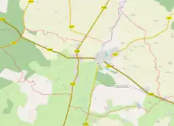 Voies routières de la commune