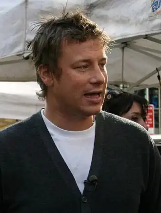 Jamie Oliver, chef cuisinier et animateur de télévision