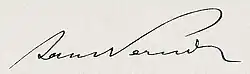 signature de Jan Neruda
