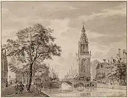 La Tour de l'Écluse et la Tour de la porte de Jan Roden à Amsterdam, 1760-1767