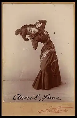 Paul Sescau,  Portrait de Jane Avril (vers 1899).