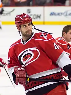 Jays Harrison avec les Hurricanes de la Caroline