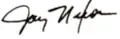 Signature de Jay Nixon