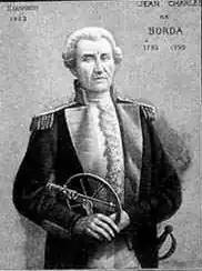 Jean-Charles de Borda, mathématicien et ingénieur.