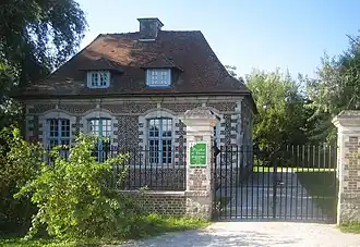 Pavillon de chasse du Parc du Héron à Villeneuve-d'Ascq (Nord).