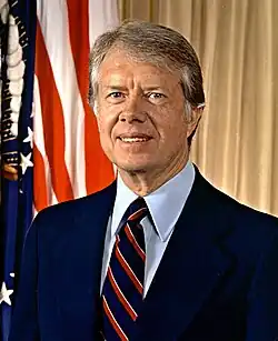 Portrait officiel du président Jimmy Carter