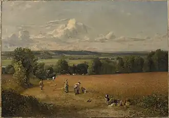 Le champ de blé, 1816, huile sur toile, 54,6 × 78,1 cm, Clark Art Institute.