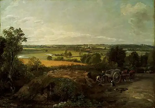 La Vallée de la Stour et l'église de Dedham, vers 1815Musée des Beaux-Arts de Boston