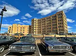 L'hôpital abandonné Essex County durant le tournage du film.