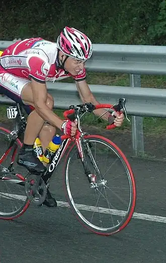 José Antonio Carrasco lors de la Bicyclette basque 2007.