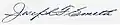 Signature de Joseph F. Smith