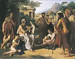 Homère chantant ses vers (1834), Paris, École nationale supérieure des beaux-arts.