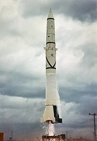 Décollage du Jupiter-A no. CC-39.