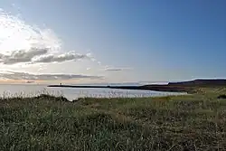 La plage de Kópasker donnant sur l'Öxarfjörður.