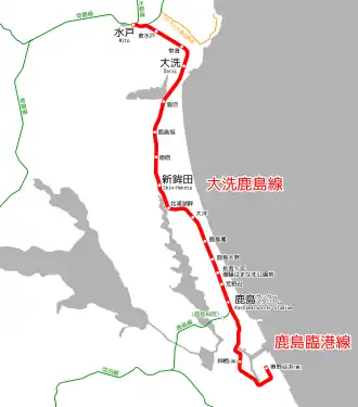 Voir la carte de la ligne.