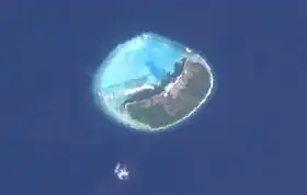 Photo satellitaire de Kasshidhoo
