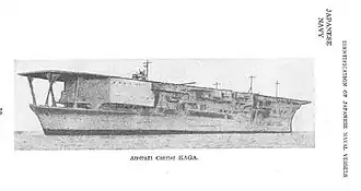 illustration de Kaga (porte-avions)