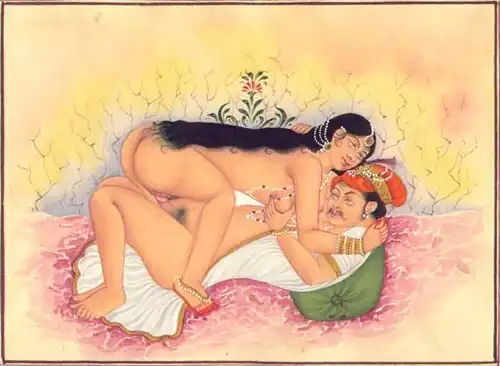 Illustration du Kamasutra, date et auteur inconnus.