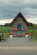 Une chapelle avec des banques dans la Bosstraat (Rue du Bois)
