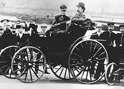 Benz Victoria pilotée par Carl Benz et Bertha Benz