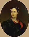 Portrait de la comtesse Fersen, née Olga Pavlovna Stroganova, par Karl Brioullov.