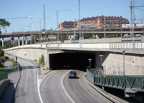 Entree Sud en août 2009.