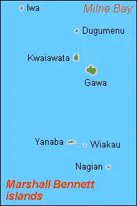 Carte des îles Marshall Bennett.