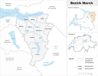Localisation de District de March