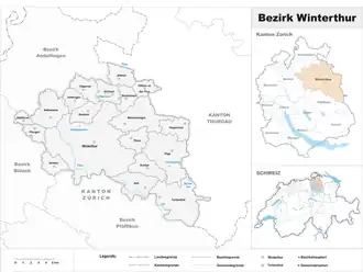Localisation de District de Winterthour