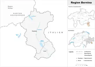 Localisation de Région de Bernina