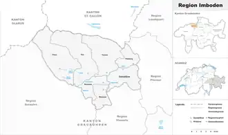 Localisation de Région d'Imboden