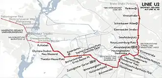 Voir la carte de la ligne.