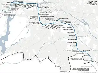 Voir la carte de la ligne.