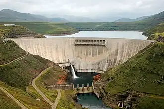 Barrage de Katse (Lesotho).