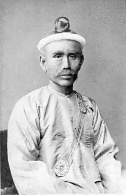 Kinwun Mingyi U Kaung (en), ambassadeur birman auprès de la Reine d'Angleterre, 1872