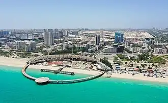 Plage à l'île de Kich.