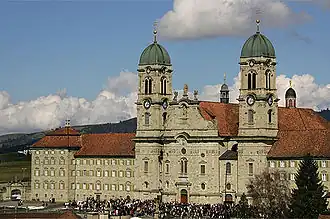L'abbaye d'Einsiedeln, Schwyz.